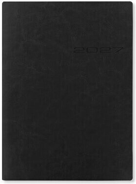 Letts Lecassa Weekly Diary A5 2027 Black 15x21 cm