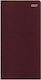 Letts Legacy Slim Agendă Săptămânală 2027 Burgundy 9x17 cm