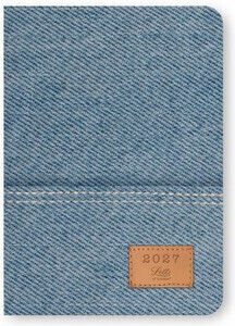 Letts Denim Agendă săptămânală A6 2027 Light Jeans