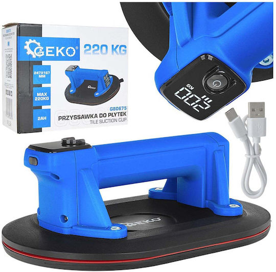 Geko G80675 Ventuză Electrică cu Baterie 3,7 V
