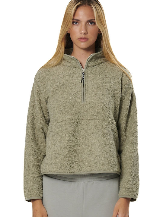Body Action Winter Women's Fleece Top with Zipp...
