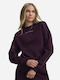 Rival Shimmer Χειμερινή Γυναικεία Fleece Μπλούζα Μπορντώ