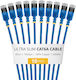 StarTech U/FTP (STP) Cat.6a (Gigabit) Καλώδιο Δικτύου Ethernet 0.3m Μπλε