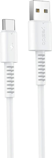 Yesido Ca120m Кабел USB-C мъжки - USB-A Бял 1 m