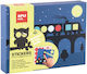 Apli Glow-in-the-Dark-Aufkleber Zug