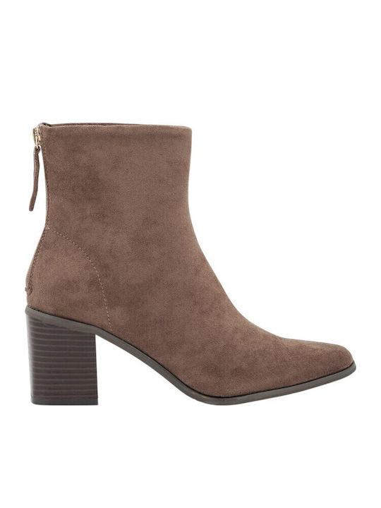 Seven Suede Women's Ankle Boots Brown