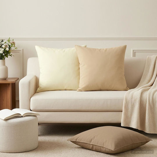 vidaXL Μαξιλάρι Καναπέ Heerlen Taupe 50x50εκ.