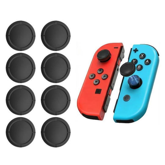 Capace de schimb pentru joystick, cu suport pentru deget, Nintendo Switch Switch Lite Switch Oled Negru, 2 bucăți