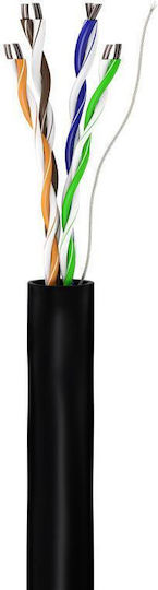 Goobay U/UTP Cat.5e Gigabit Ethernet Network Cable 40m Black