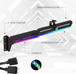 1stcool Metal GPU Support Bracket ARGB Black 1stcool Metal GPU Support Bracket ARGB Black