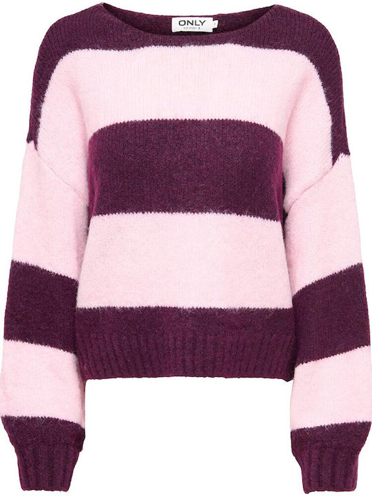 Only Onlaya Sweater Mauve Wine