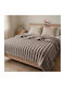Cosy Life Double Sherpa Comforter 220x240cm Brown
