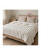 Cosy Life Super Double Sherpa Comforter 220x240 cm Ecru