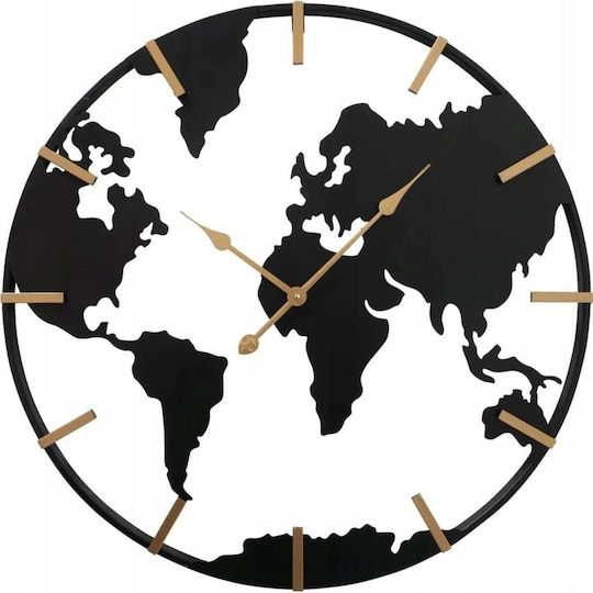 Boltze Analoge Metallische Goldene Wanduhr Boltze Analoge Metallische Goldene Wanduhr