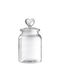 Butlers Sweet Heart General Use Jar with Lid Glass Transparent 1000ml