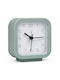 Ankor Analog Tabletop Clock with Plastic Hands and Green Alarm Clock 856244