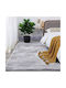SpitiBazaar Set Modern Bedroom Rugs Light Grey 3 Pieces