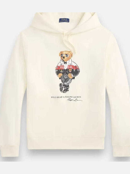 Ecru Hooded Sweatshirt