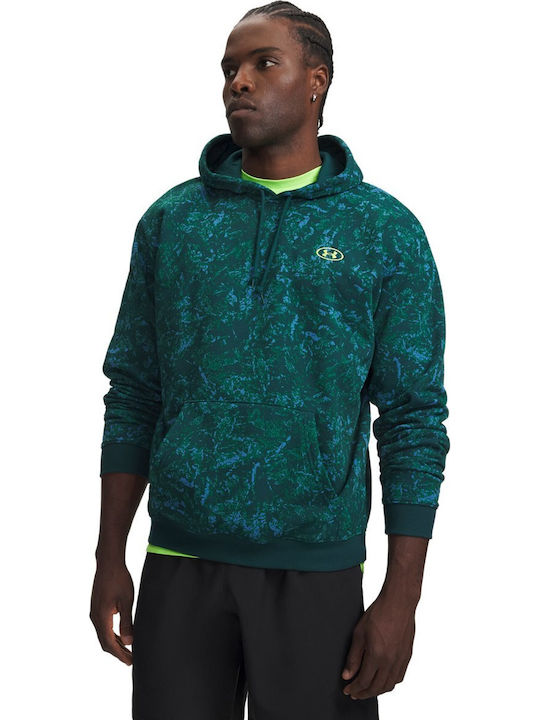 Under Armour Ua Rival Суитшърт с Качулка Зелен