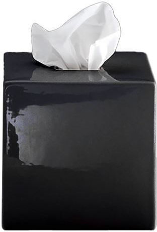 Decor Walther Suport Ceramic pentru Șervețele de Hârtie Negru 14x14x14cm