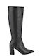 Women's High-Heeled Boots Black