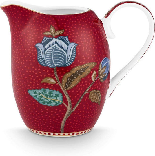PiP Studio Blooming Tales Ustensilă pentru Lapte de Servire din Porțelan Multicoloră