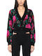 Women's Knitted Cardigan with Buttons Black