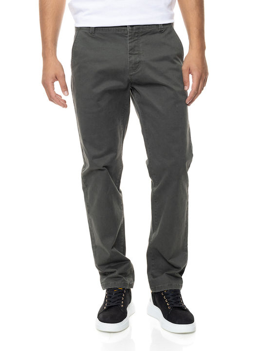 Herren-Chinohose mit Geradem Bein Dk Green