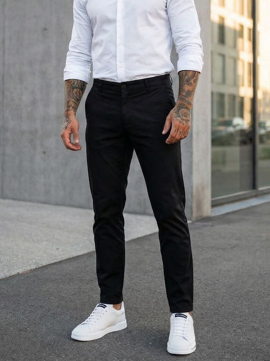 Panda Clothing Herren-Chinohose Elastisch Regul...