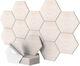 Panouri Acustice Hexagonale Relaxdays, Autoadezive, Bej, 30 × 26 × 0,9 Cm, Poliester — Set cu Număr Nespecificat De Bucăți