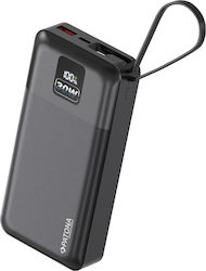 Patona Stark 6.0 Baterie Externă 20000mAh 30W cu Port USB-A și Port USB-C Power Delivery Neagră Patona Stark 6.0 Baterie Externă 20000mAh 30W cu Port USB-A și Port USB-C Power Delivery Neagră