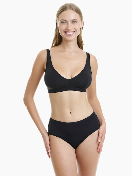Walk Γυναικεία Slip 2Pack Μαύρο