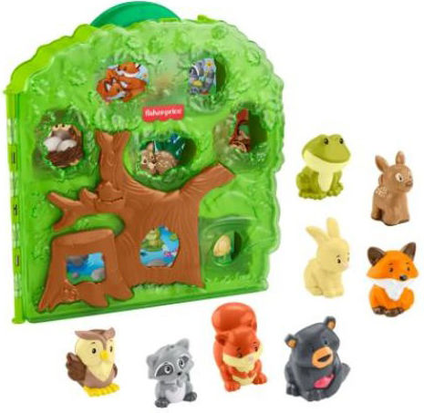 Fisher Price Little People Transportor cu Animale din Pădure
