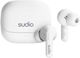 Sudio C8 In-ear Bluetooth Handsfree Ακουστικά με Αντοχή στον Ιδρώτα και Θήκη Φόρτισης Λευκά