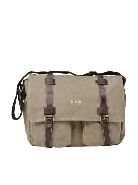 RCM Men's Shoulder / Crossbody Bag Beige