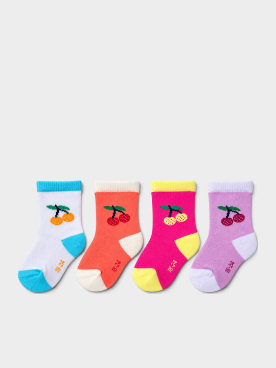 Design Socks Παιδικές Κάλτσες Πολύχρωμο 4 Ζευγάρια