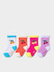 Design Socks Παιδικές Κάλτσες Πολύχρωμο 4 Ζευγάρια