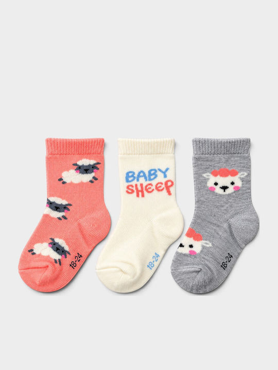 Design Socks Παιδικές Κάλτσες Πολύχρωμο 3 Ζευγάρια