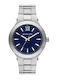 Michael Kors Billie Men's Battery-Powered Watch with Silver Metal Bracelet