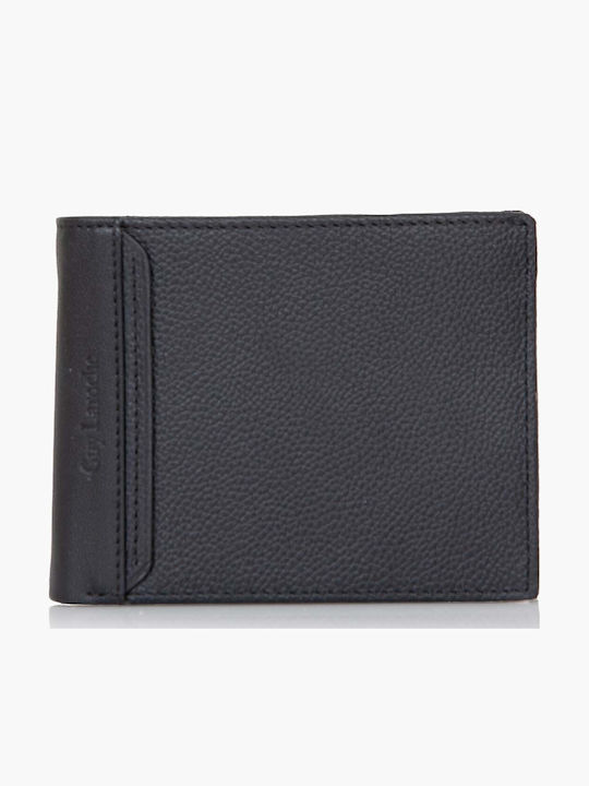 Guy Laroche Черен Мъжки Кожен Портфейл