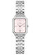 Women's Watch 22mm Battery-Powered with Silver Stainless Steel Bracelet