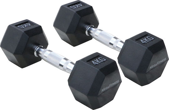 MegaFitness Sechskant-Hantel 1 × 4 kg