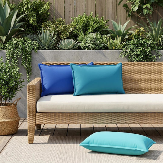 vidaXL Μαξιλάρι Καναπέ Houten Γαλάζιο 40x70εκ.