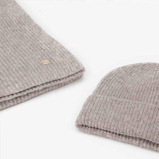 Beanie Women's Knitted Beanie in Grey