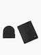 Women's Knitted Beanie in Black