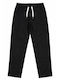 Black Fabric Kids Trousers