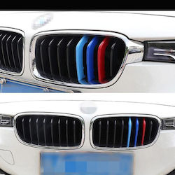 Grilleinsatz Kompatibel Mit BMW F30 2013–2019 – 8 Lamellen Im M-Stil