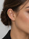 Women's Earring Stainless Steel 316L Cuff Gold Multiple Lines Prime Steel Gold Women One Size Ssn245