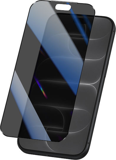 Avizar Tempered Glass Screen Protector Iphone 18 Pro Max Privacy Anti-spy Transparent Black