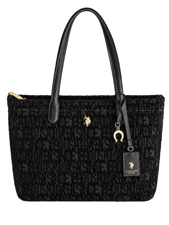 U.S. Polo Assn. Assn Women's Black Tote Bag